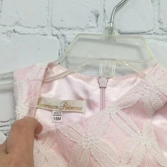 American Princess Pink Tulle Dress size 18M - Picture 7 of 7